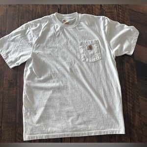 Carhartt White Short-Sleeve Pocket Tee
